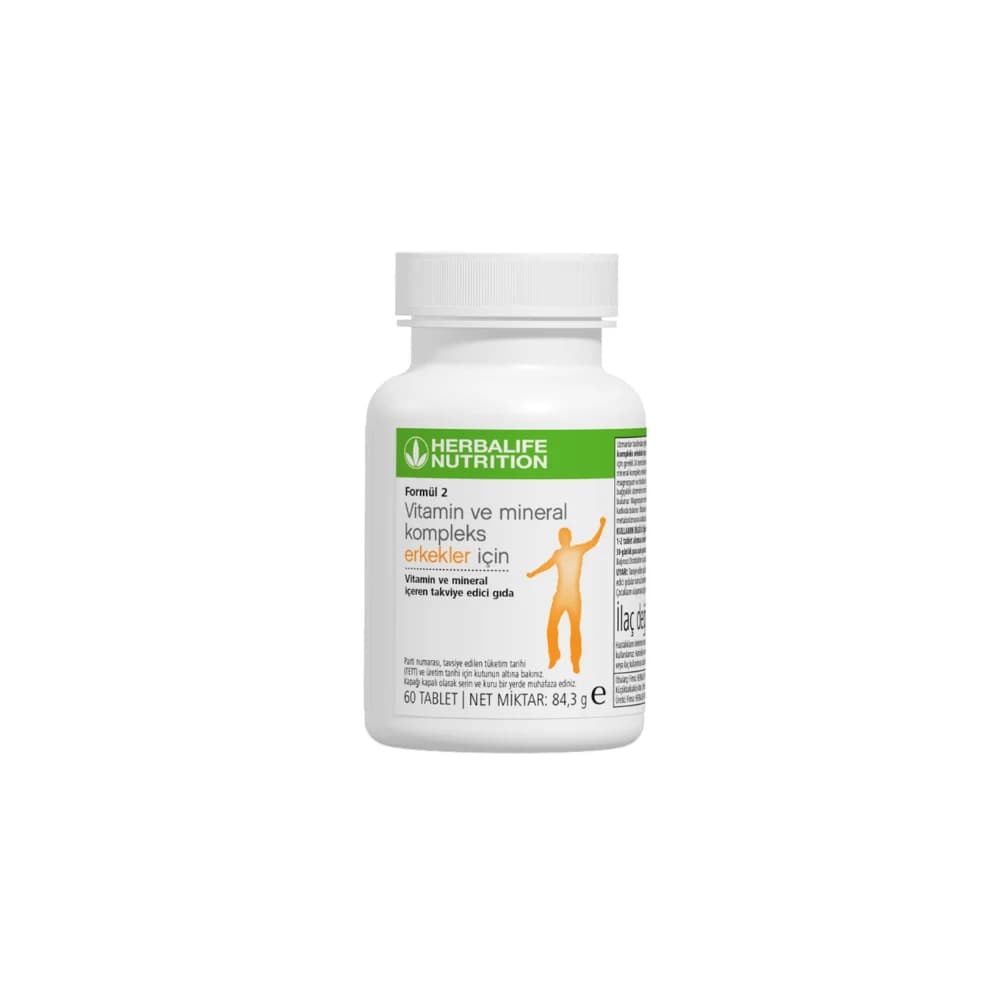 Formül 2 Vitamin ve Mineral Kompleks Erkekler İçin 60 Tablet