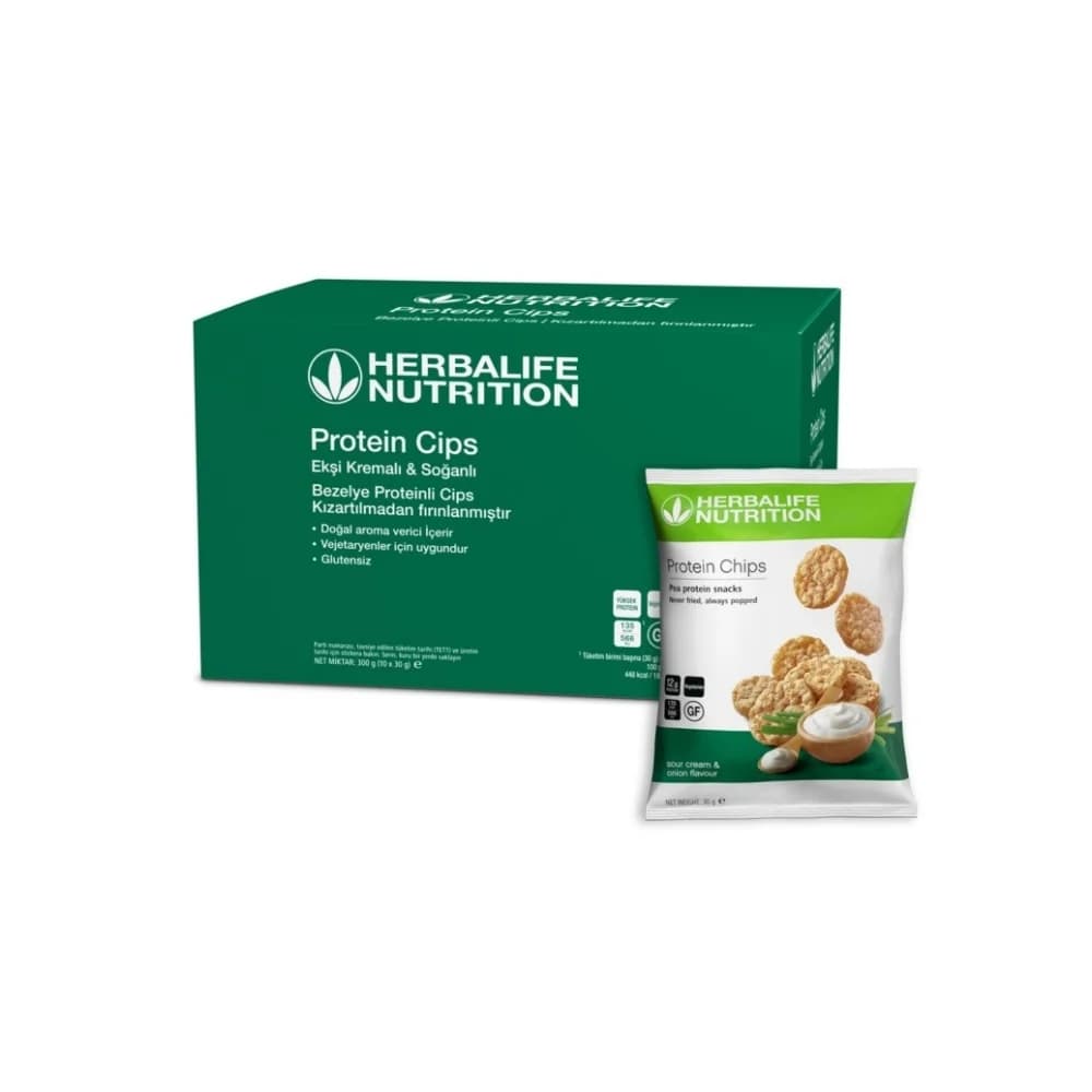 Ekşi Kremalı & Soğanlı Protein Cips 10'lu Koli