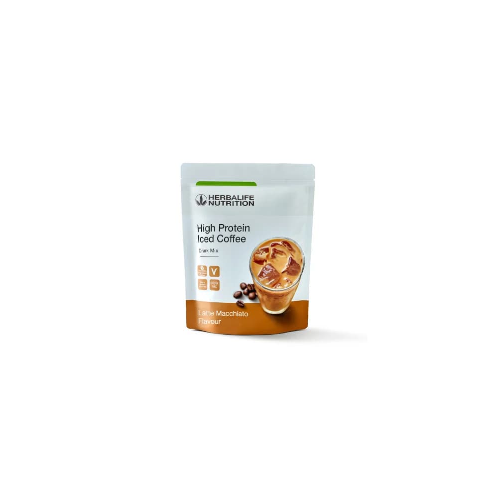 Yüksek Proteinli Soğuk Kahve Karışımı Latte Macchiato 308 g